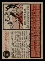 1962 Topps #197 Daryl Spencer Ex-Mint  ID: 512897