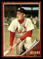1962 Topps #198 Johnny Keane MG Excellent+  ID: 512898