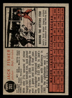 1962 Topps #203 Jack Fisher Excellent+  ID: 512904
