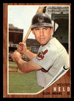 1962 Topps #215 Woodie Held Excellent+  ID: 512925