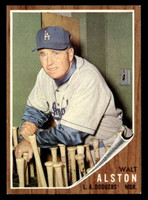 1962 Topps #217 Walt Alston MG Ex-Mint  ID: 512928