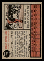1962 Topps #227 Bobby Tiefenauer UER Near Mint  ID: 512945