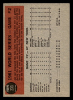 1962 Topps #233 World Series Game 2 Jay Ties It Up Excellent+  ID: 512957