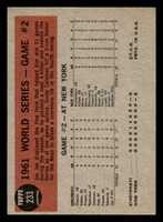 1962 Topps #233 World Series Game 2 Jay Ties It Up Near Mint  ID: 512961