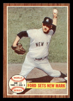 1962 Topps #235 World Series Game 4 Ford Sets New Mark Ex-Mint  ID: 512962