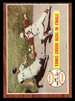 1962 Topps #236 World Series Game 5 Yanks Crush Reds in Finale Excellent+  ID: 512965