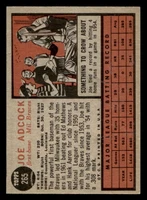 1962 Topps #265 Joe Adcock Ex-Mint 