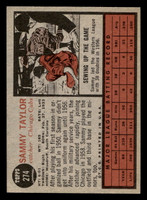 1962 Topps #274 Sammy Taylor Excellent+  ID: 513041