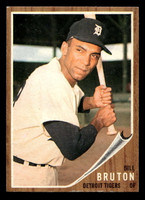 1962 Topps #335 Bill Bruton UER Very Good 