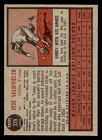 1962 Topps #339 Jose Valdivielso Near Mint 