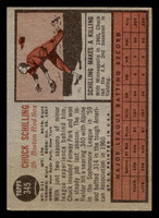 1962 Topps #345 Chuck Schilling Excellent+  ID: 513088