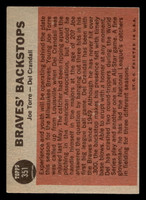 1962 Topps #351 Joe Torre/Del Crandall Braves' Backstops Excellent+  ID: 513090