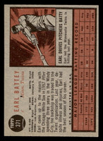 1962 Topps #371 Earl Battey UER Ex-Mint  ID: 513107