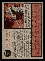1962 Topps #371 Earl Battey UER Near Mint  ID: 513108