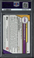 2023 Bowman U Chrome #8 Brian Thomas Jr. LSU PSA 9 Mint Gold Refractor Auto 10 /50