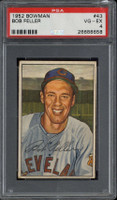 1952 Bowman #43 Bob Feller Indians PSA 4 VG-EX