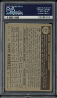 1952 Topps #65 Enos Slaughter Cardinals PSA 5 EX Black Back