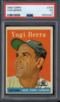 1958 Topps #370 Yogi Berra Yankees PSA 5 EX