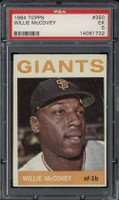 1964 Topps #350 Willie McCovey Giants PSA 5 EX