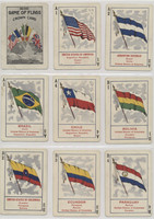 1896 Fireside Games  GAME FLAGS No. IIII  Lot of 53   #*sku37122