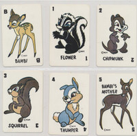 1965 Russell Games Bambi Playing Cards Lot of 35  #*sku37130