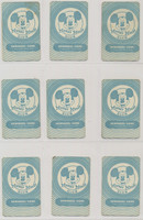 circ. 1950's Walt Disney Newsreel Card Game Lot of 18 + 1 Instruction Card  #*sku37132