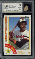 1984 Topps #397 Eddie Murray Orioles BCCG 9 Game Used Bat