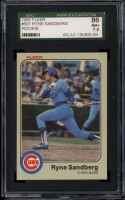 1983 Fleer #507 Ryne Sandberg Cubs SGC 7.5 Near Mint+ RC