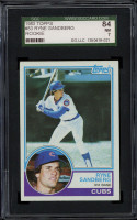 1983 Topps #83 Ryne Sandberg Cubs SGC 7 Near Mint RC