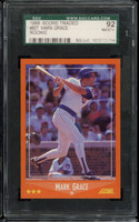 1988 Score Traded #80T Mark Grace Cubs SGC 8.5 NM-Mint+ RC