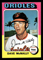 1975 Topps Mini #26 Dave McNally Ex-Mint MINI  ID: 513349