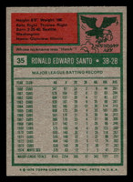 1975 Topps Mini #35 Ron Santo Ex-Mint MINI  ID: 513363
