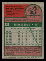 1975 Topps Mini #55 Bobby Bonds Very Good MINI 