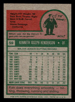 1975 Topps Mini #59 Ken Henderson Near Mint MINI 
