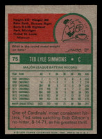 1975 Topps Mini #75 Ted Simmons Ex-Mint MINI 