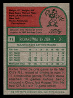 1975 Topps Mini #77 Richie Zisk Near Mint MINI  ID: 513435