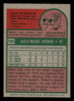 1975 Topps Mini #106 Mike Hargrove Excellent+ RC Rookie MINI  ID: 513468