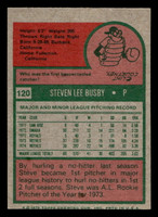 1975 Topps Mini #120 Steve Busby Ex-Mint MINI  ID: 513493