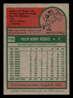 1975 Topps Mini #130 Phil Niekro Near Mint MINI  ID: 513516