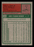 1975 Topps Mini #163 Jim Brewer Near Mint+ MINI 