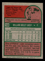 1975 Topps Mini #168 Bill Greif Ex-Mint MINI 