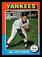 1975 Topps Mini #183 Mel Stottlemyre Near Mint MINI  ID: 513602