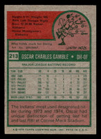 1975 Topps Mini #213 Oscar Gamble Very Good MINI 