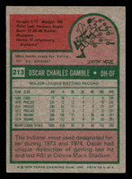 1975 Topps Mini #213 Oscar Gamble Ex-Mint MINI 