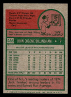 1975 Topps Mini #235 Jack Billingham Ex-Mint MINI 