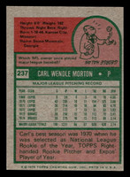 1975 Topps Mini #237 Carl Morton Ex-Mint MINI 