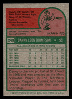 1975 Topps Mini #249 Danny Thompson Near Mint MINI 