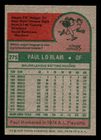 1975 Topps Mini #275 Paul Blair Ex-Mint MINI 