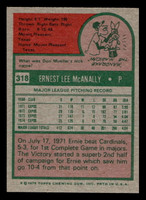 1975 Topps Mini #318 Ernie McAnally Near Mint MINI  ID: 513792