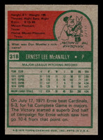 1975 Topps Mini #318 Ernie McAnally Ex-Mint MINI 